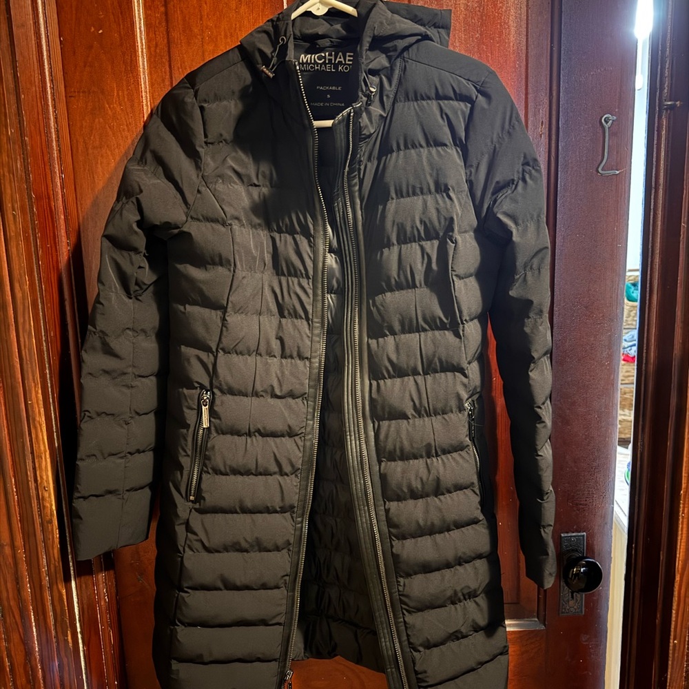 Michael Kors Black Puffer Coat